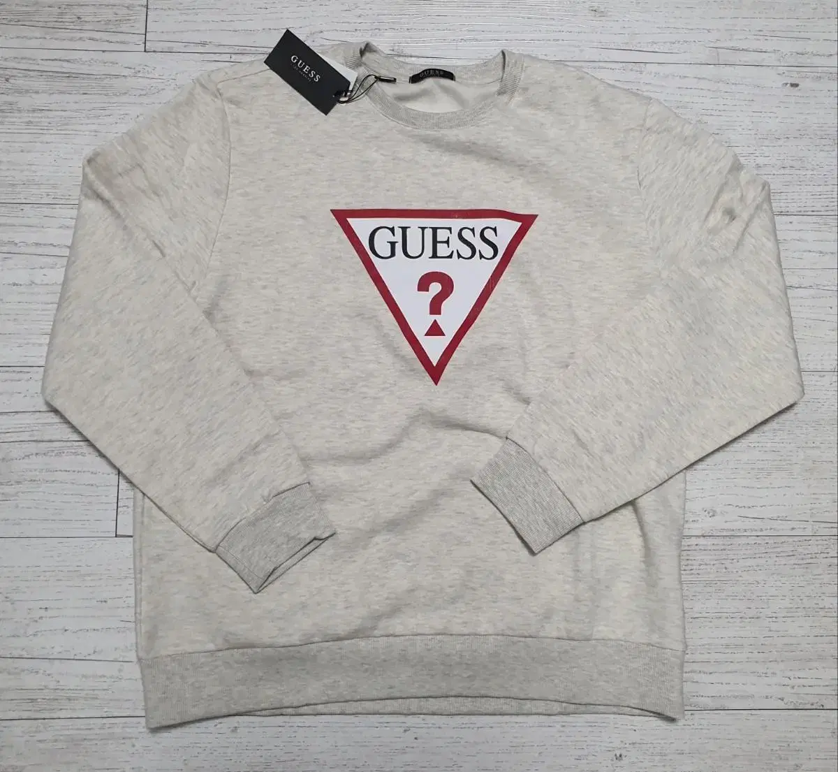 게스 GUESS 기모맨투맨티셔츠 110 새상품 정품 무료배송 절충불가